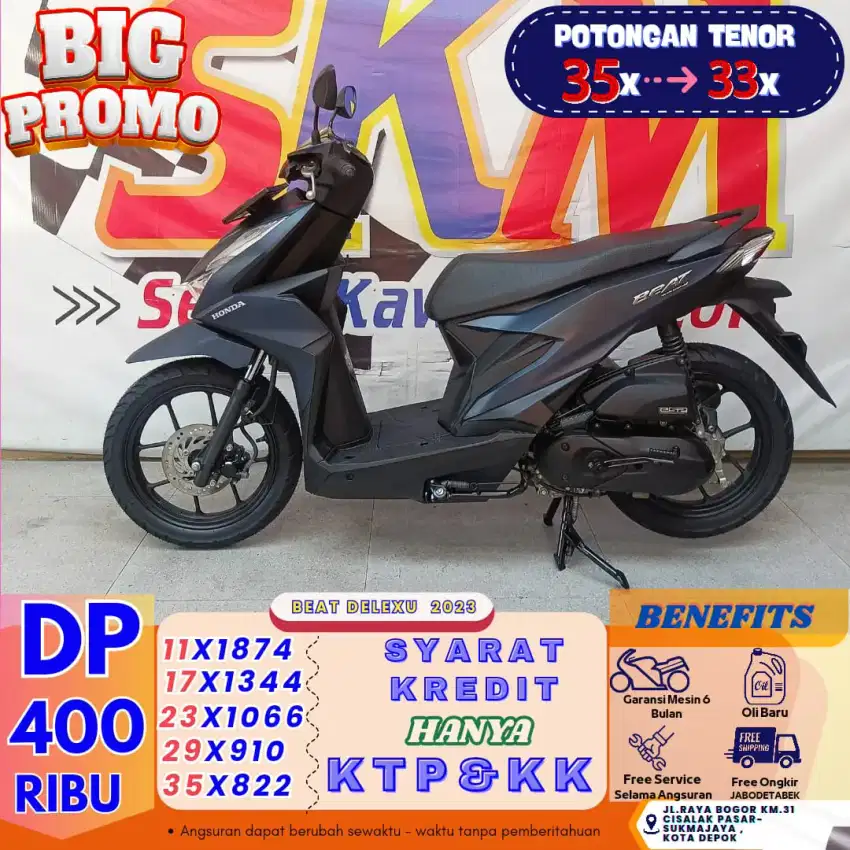 SYARAT MUDAH HANYA KK DAN KTP HONDA BEAT DLX 2023