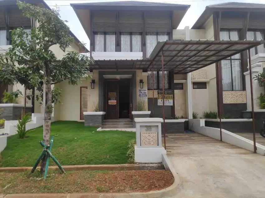 Di Sewakan Rumah Fully Furnished Nuansa Bali Di Kawasan Lippo Cikarang