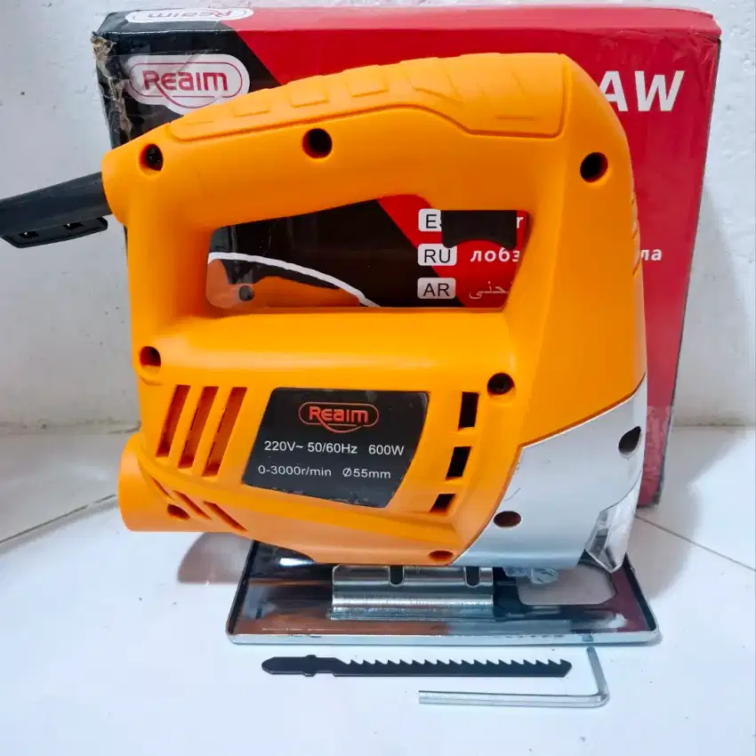 Baru mesin gergaji listrik jig saw reaim 450w