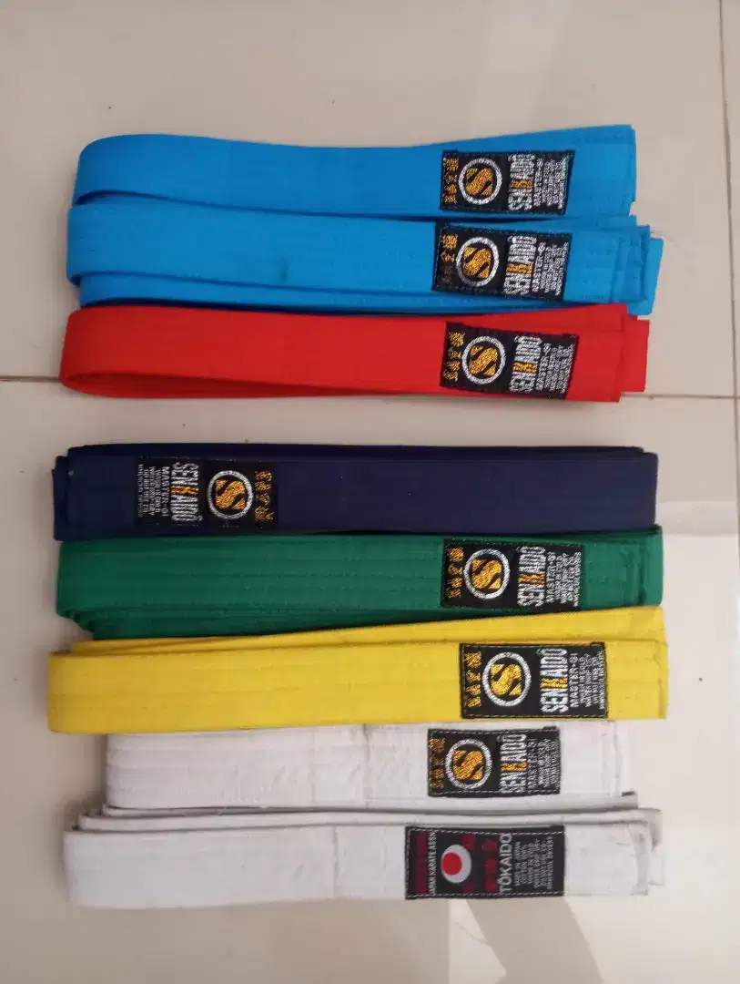 Sabuk Karate Senkaido Kualitas Original Jepang