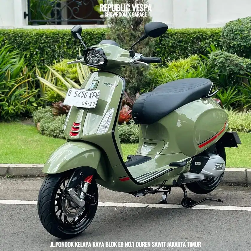 Vespa SPRINT S 150 IGET ABS Tahun 2024 Warna Green Tenance