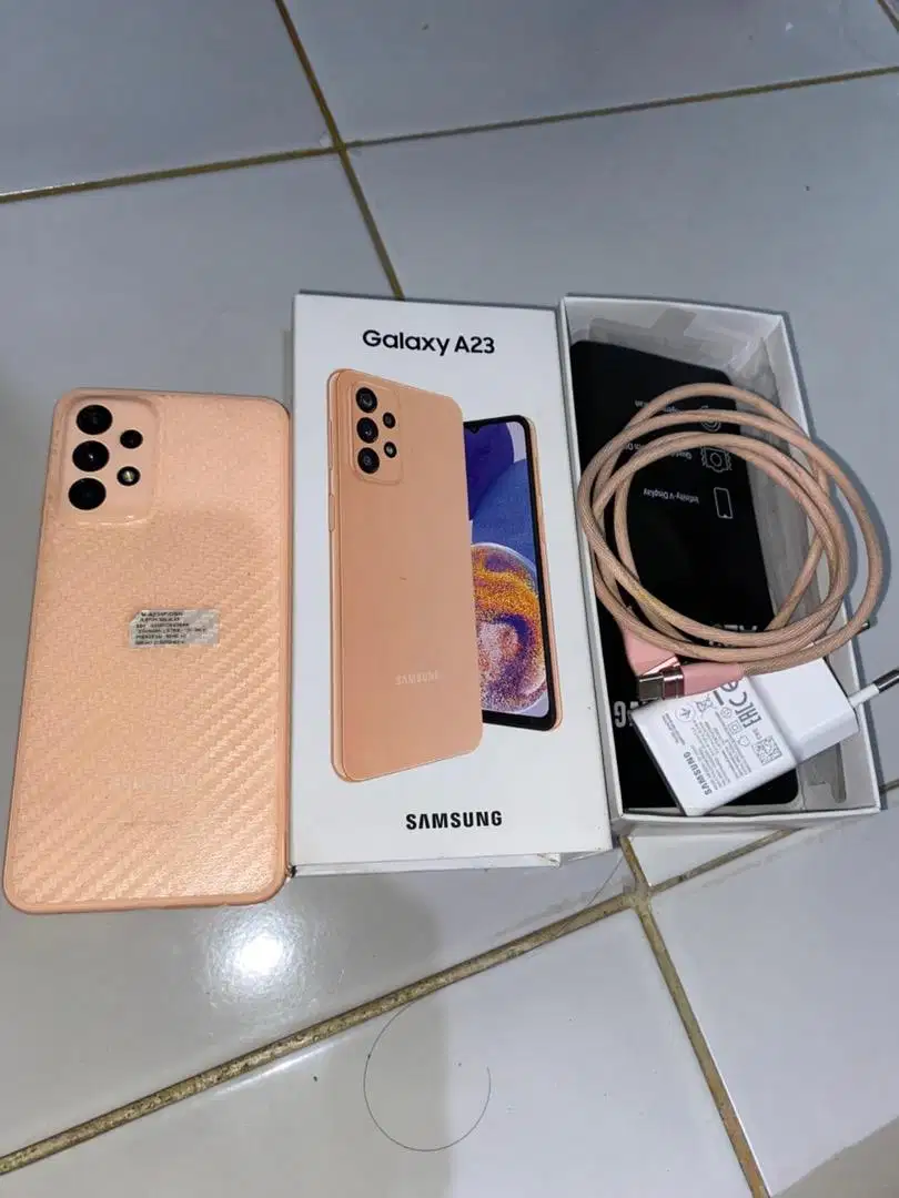 Dijual samsung a23 warna pink