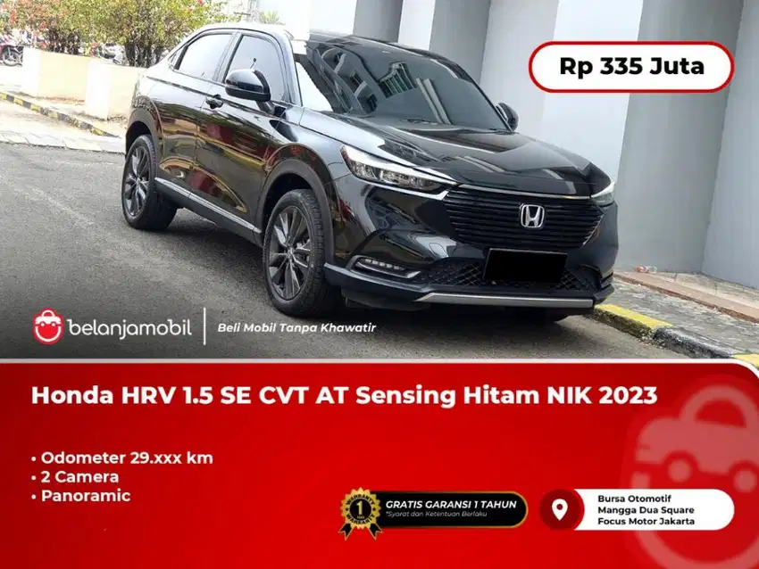 [ PAJAK PANJANG ] Honda HRV HR-V 1.5 SE CVT AT Hitam 2023/2024