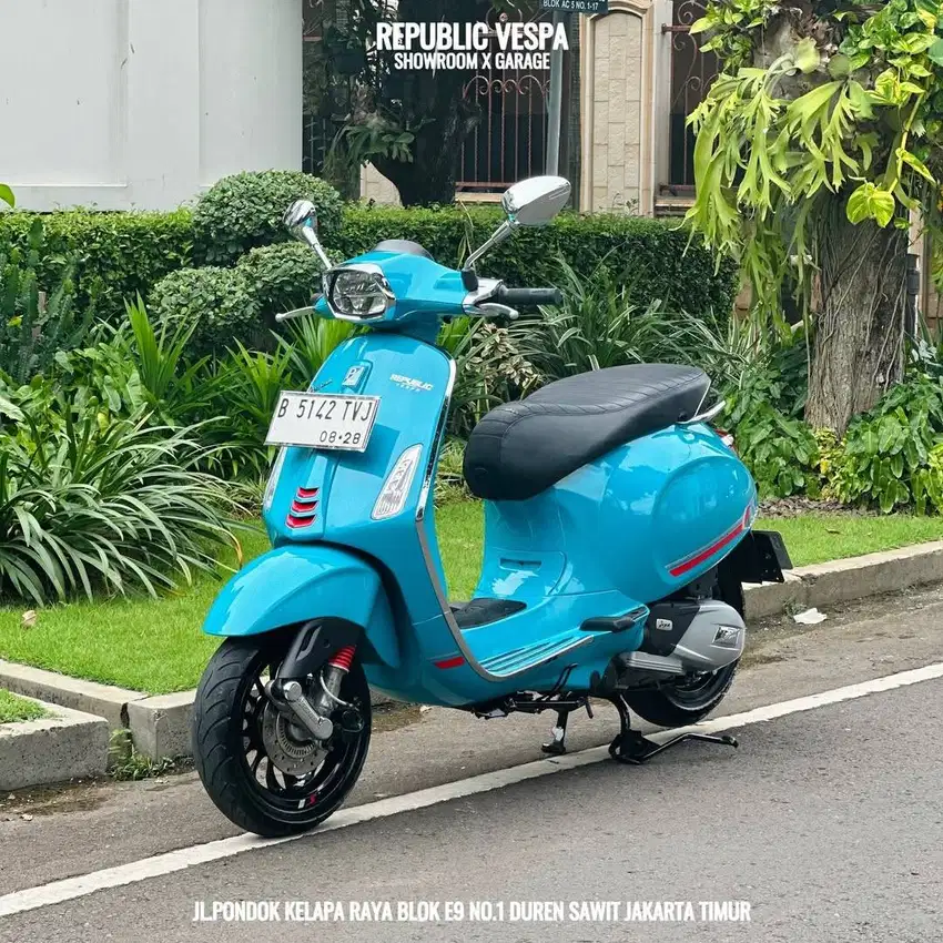 Vespa SPRINT S 150 IGET ABS FACELIFT Tahun 2021 WARNA BLUE AUDACE PER