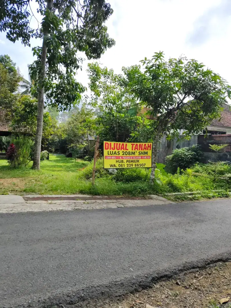 tanah pekarangan nan Asri di Salatiga