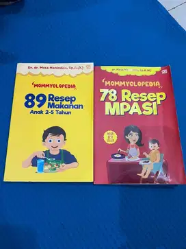 buku mommyclopedia gambar berwarna, resep MPASI dan resep masakan anak