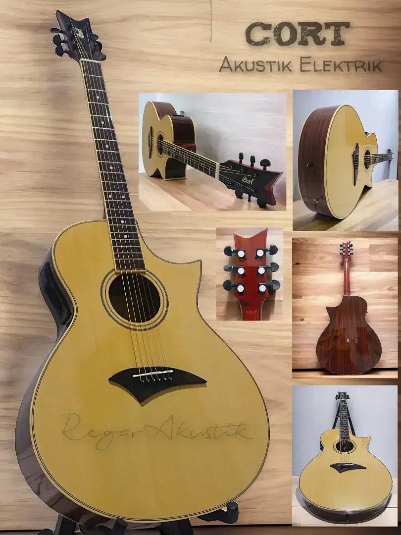 Gitar akustik elektrik cort