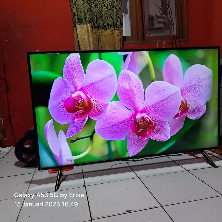 Jual tv samsung smart 50 inc tipe ua50ru7100 udah bisa youtube,,,