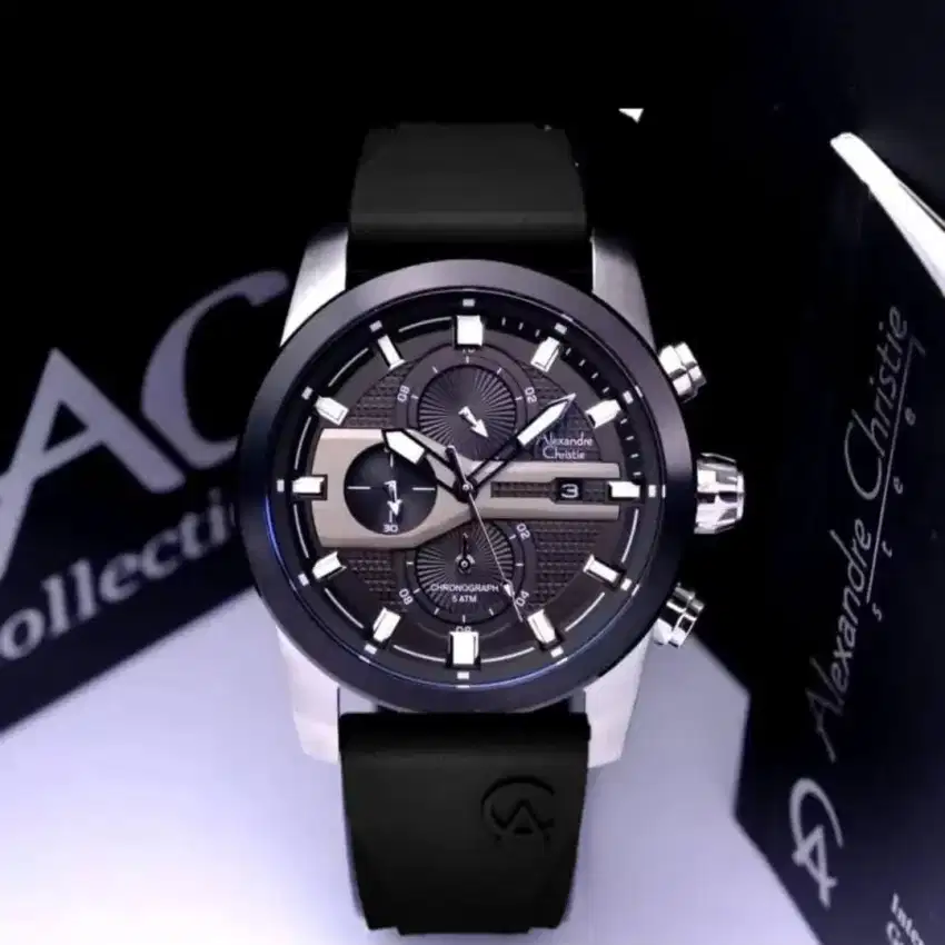 Ready!!Jam tangan Alexandre Christie AC 6562 Pria