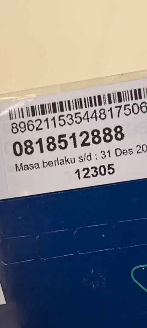 Nomor cantik Bisa isi pulsa