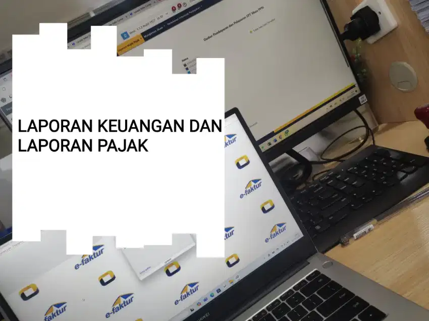 Jasa membuat laporan keuangan dan lapor pajak SPT tahunan, coretax