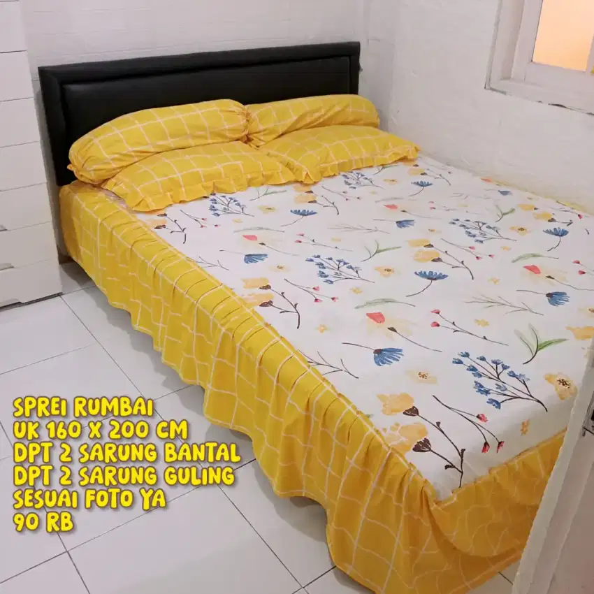 SPREI RUMBAI GORDEN KOLONG DAPUR KESET DAPUR