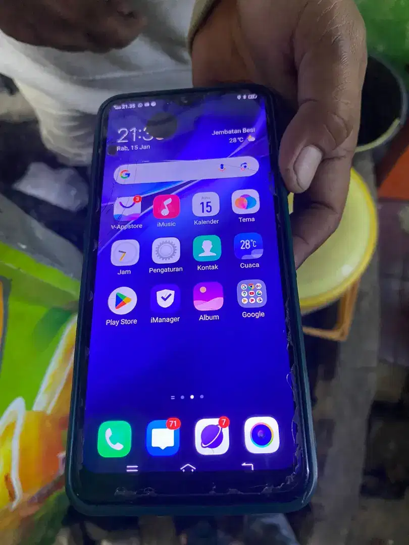 Vivo y19 batre badak