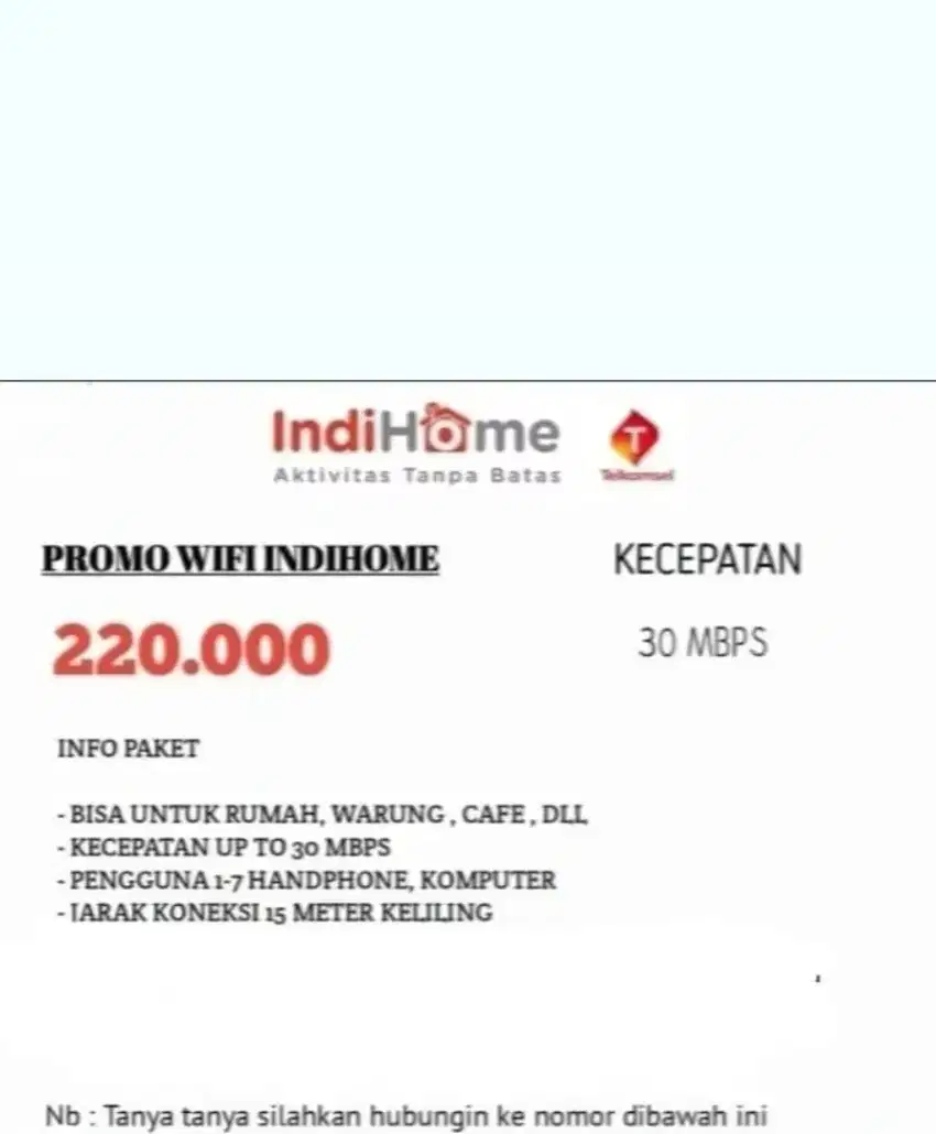 Wifi Indihome Medan