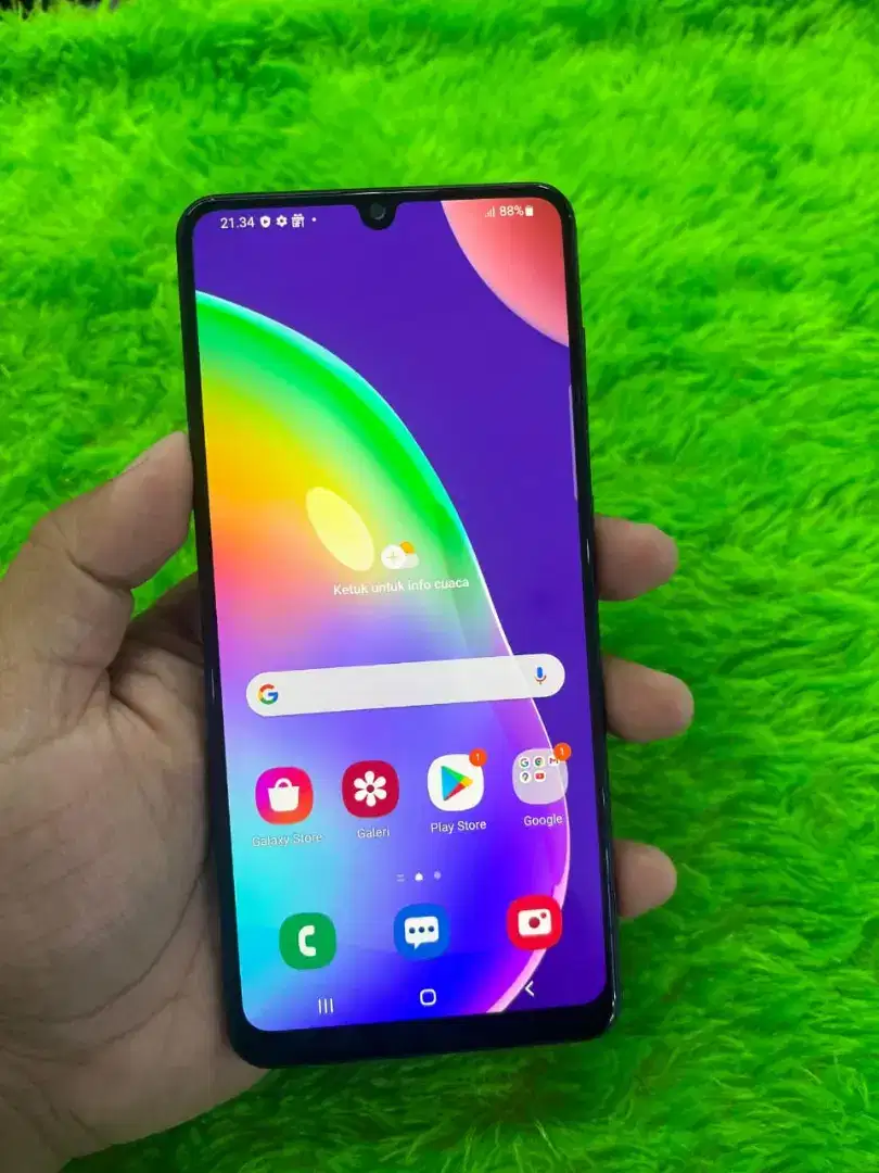 Samsung A31 6/128 sidik jari di layar siap pakai