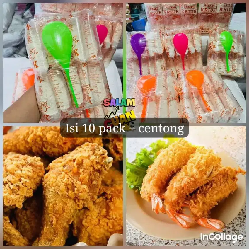 Tepung kriuk isi 10 pack