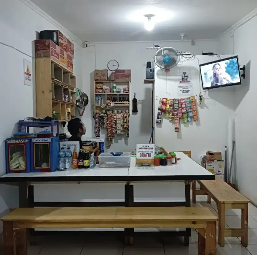 1 set perlengkapan warkop