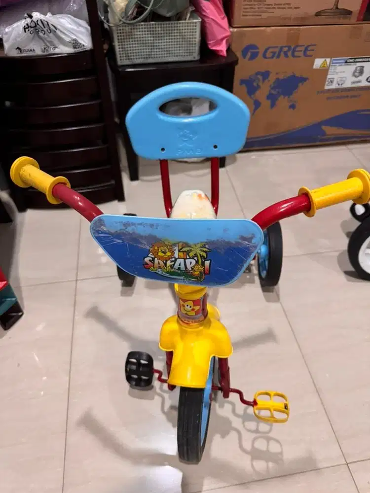 Dijual 1Pcs sepeda anak Roda 3 Merek Safari