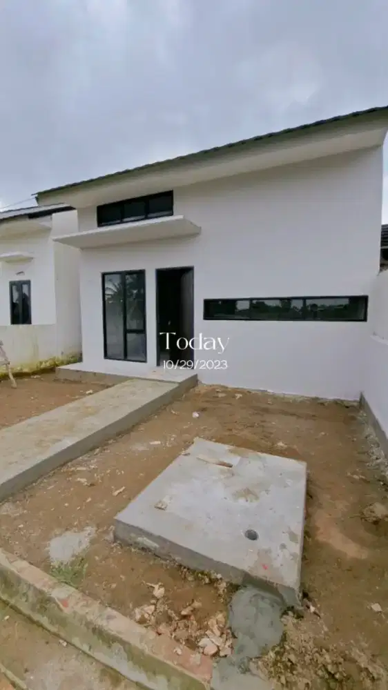 DIJUAL RUMAH MURAH MINIMALIS MODERN Bangunan baru 70%