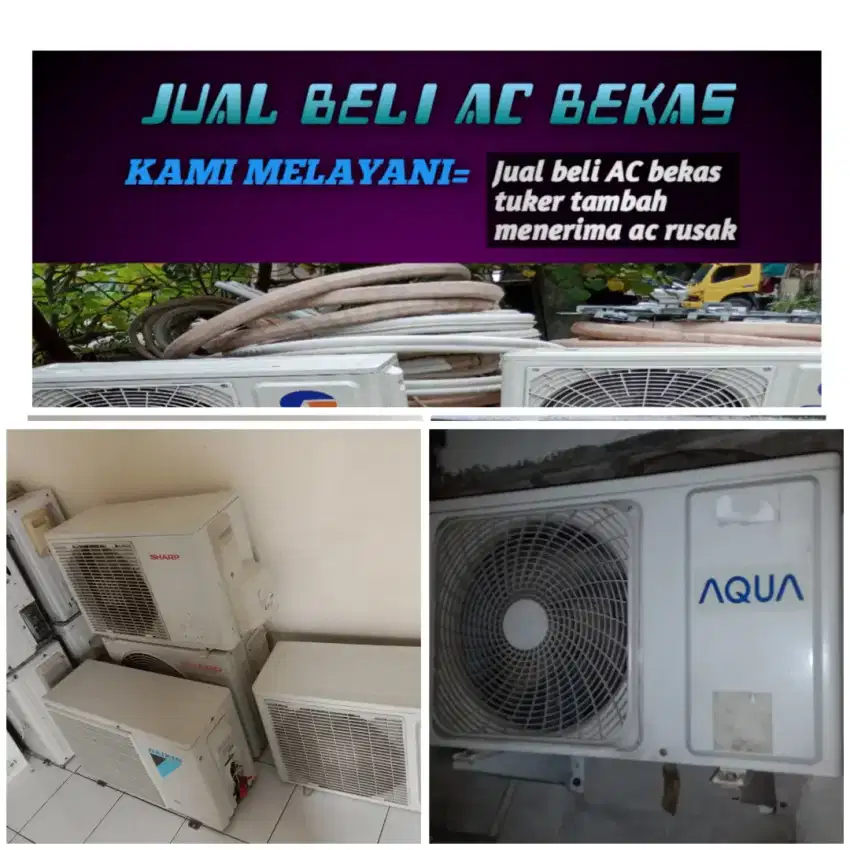 Terima ac bekas rusak