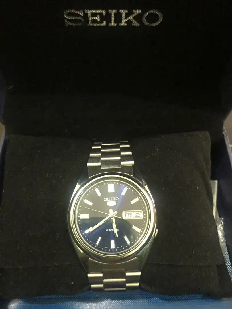 jam pria seiko SNXS77K 7S26 Navy