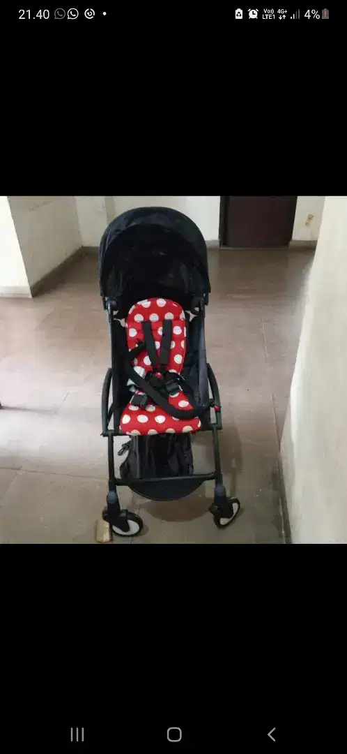 Stroller baby yoya mini mouse