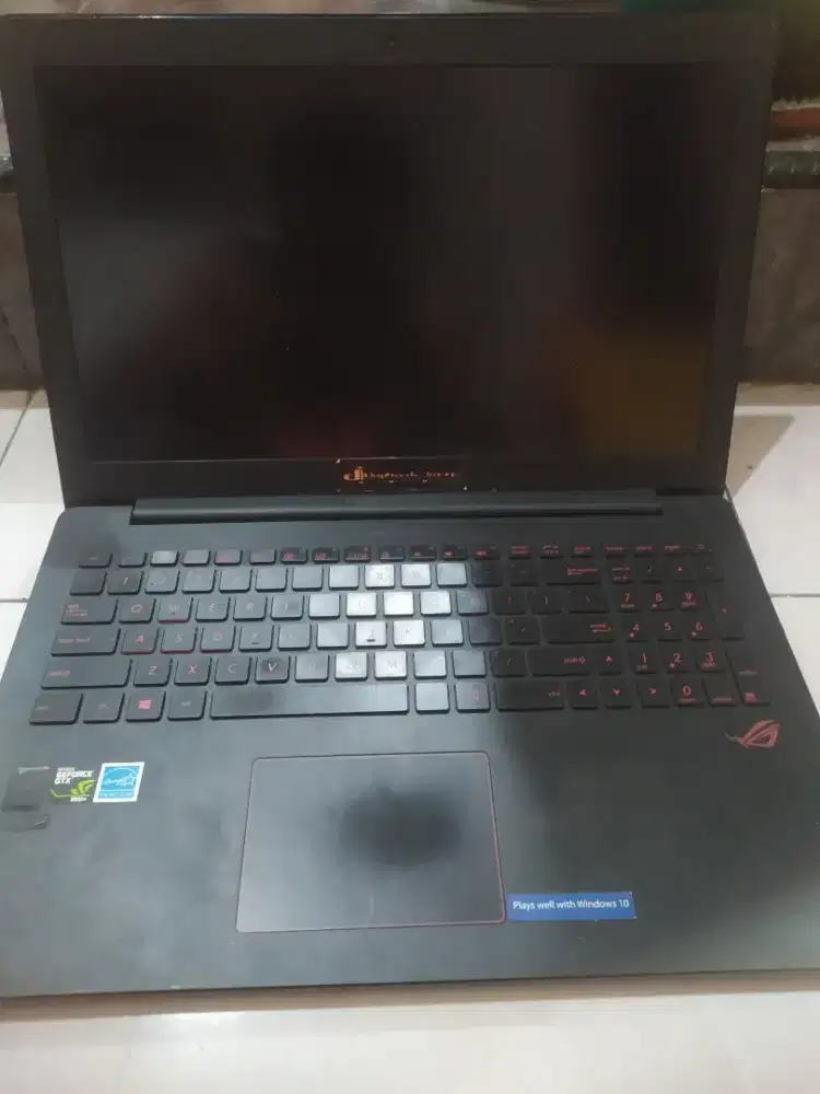 Jual laptop gaming Asus ROG g501j matot