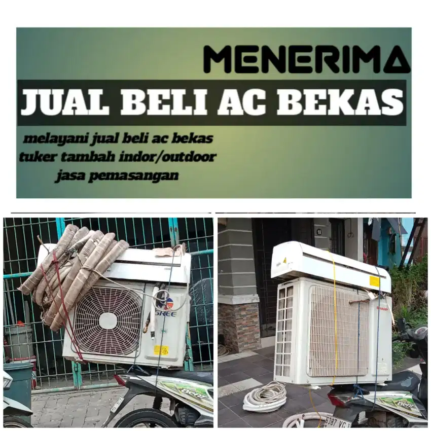 Terima ac bekas rusak