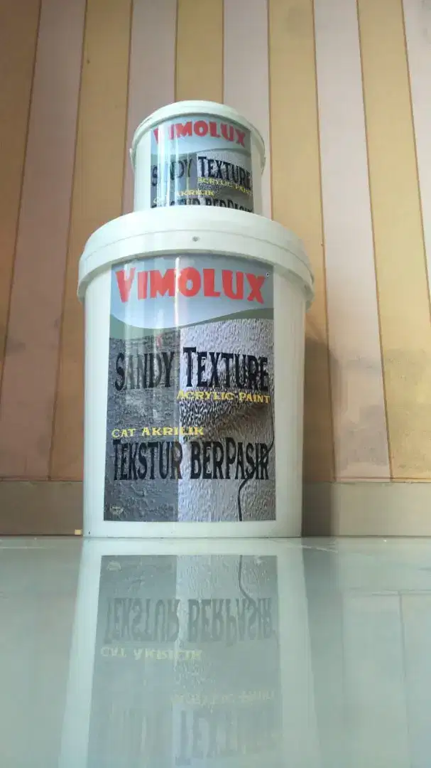 Cat texture aplikasi langsung