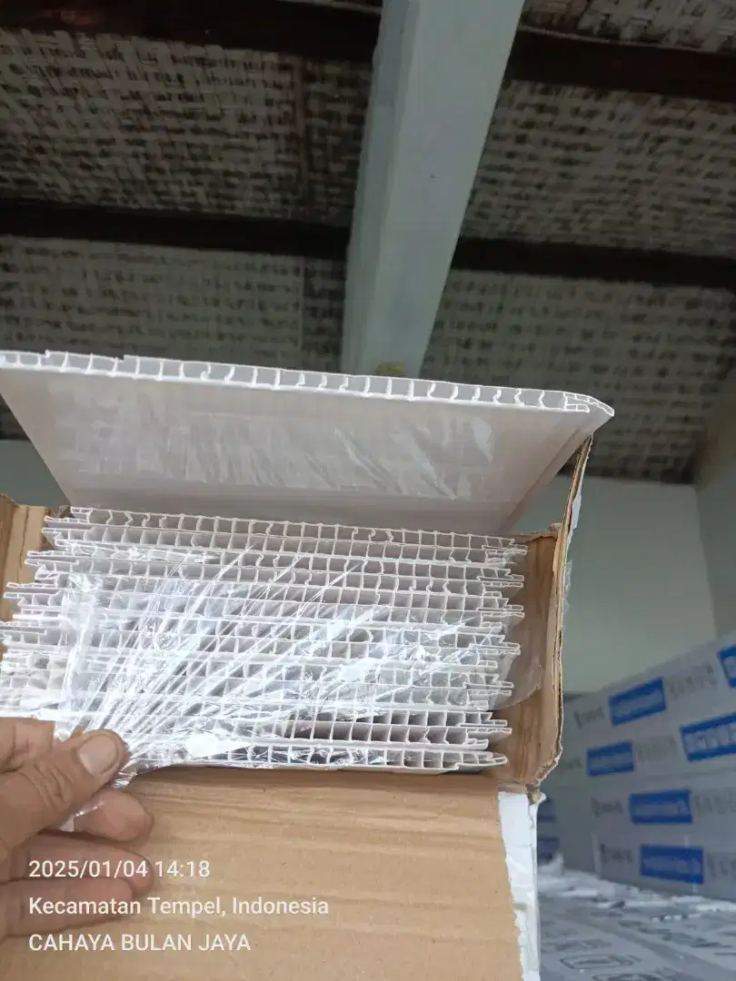 Plafon PVC murah cuci gudang