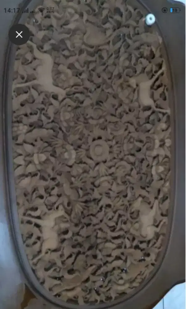 Meja jati ukir super jepara