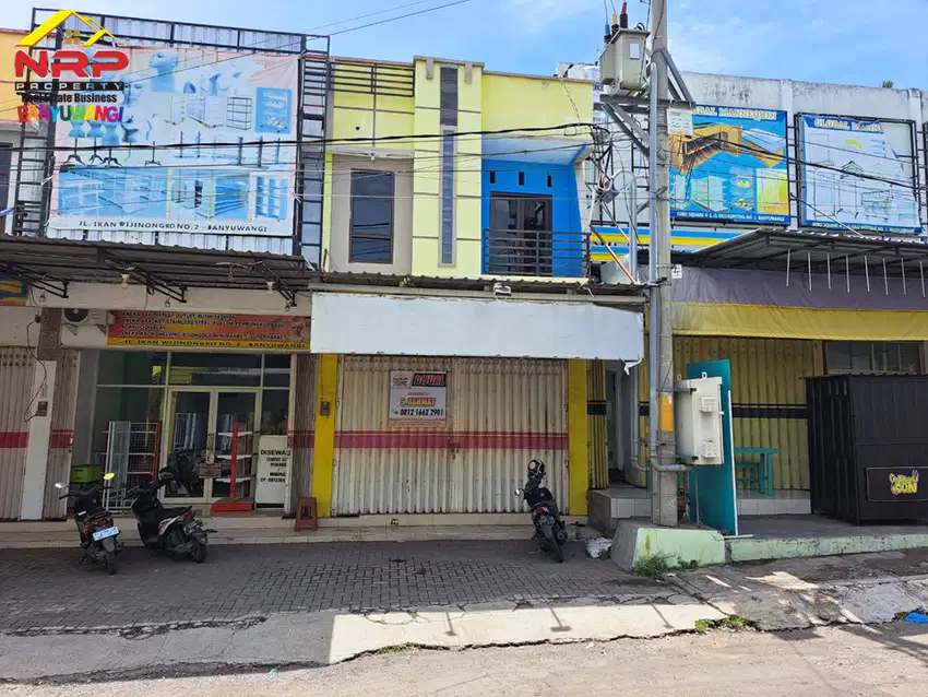 Dijual Ruko Strategis 2 Lantai di Simpang 4 Jalan Kepiting Banyuwangi