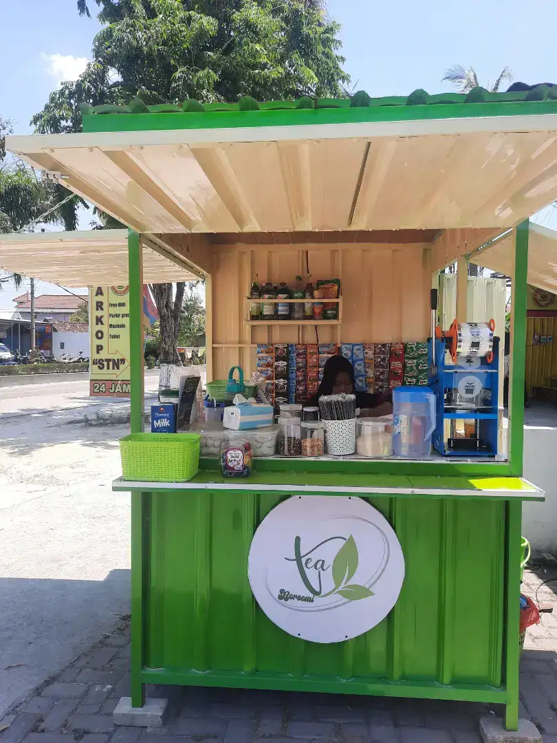 Dijual cepat stand es teh 4 bulan pemakaian