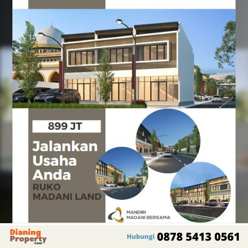 Ruko Strategis Premium, di Buduran Sidoarjo, Madani Land