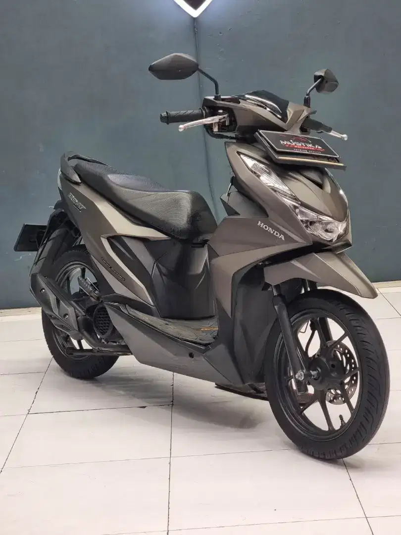 TERMURAH‼️ Honda Beat Deluxe Pmk 2023 Grey Mustika motor