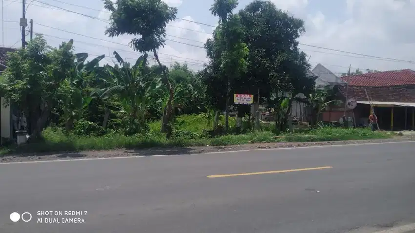 Tanah Dijual raya Ngawi Solo Lokasi Strategis Komersial