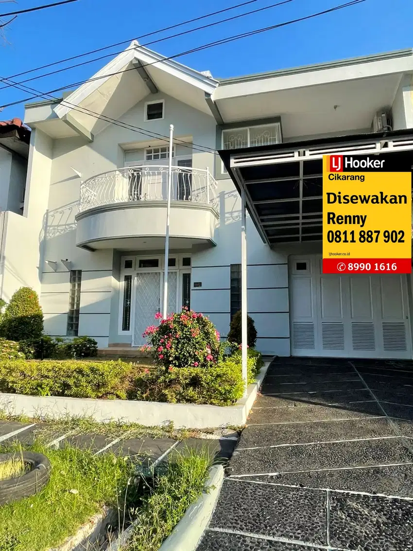 Disewakan Rumah Cluster Taman Dago Lippo Cikarang