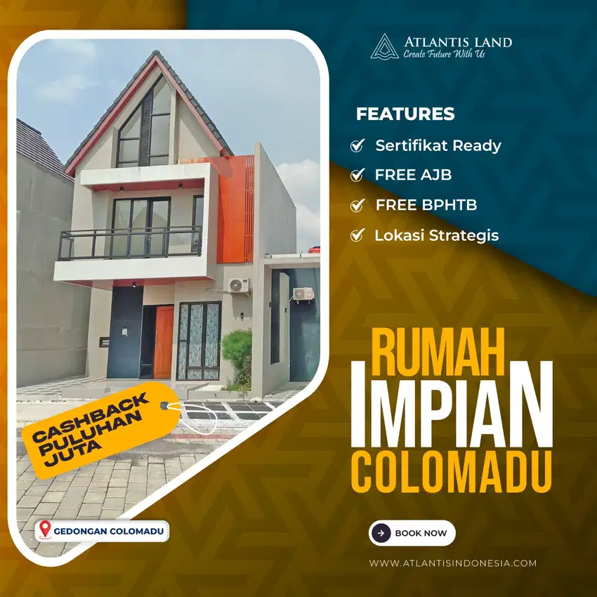 [BONUS GRATIS BIAYA LAIN2] RUMAH DI COLOMADU DEKAT ENTER TOL KLODRAN D