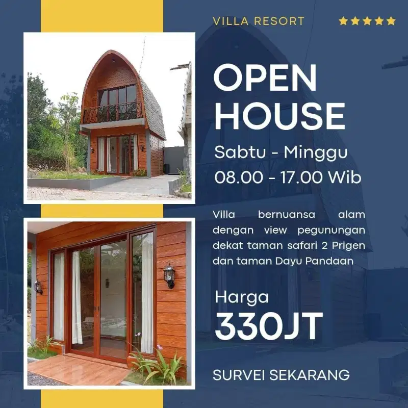 Villa Strategis Prigen Pasuruan