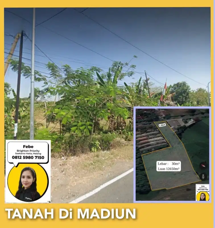 Tanah  Luas Di Madiun