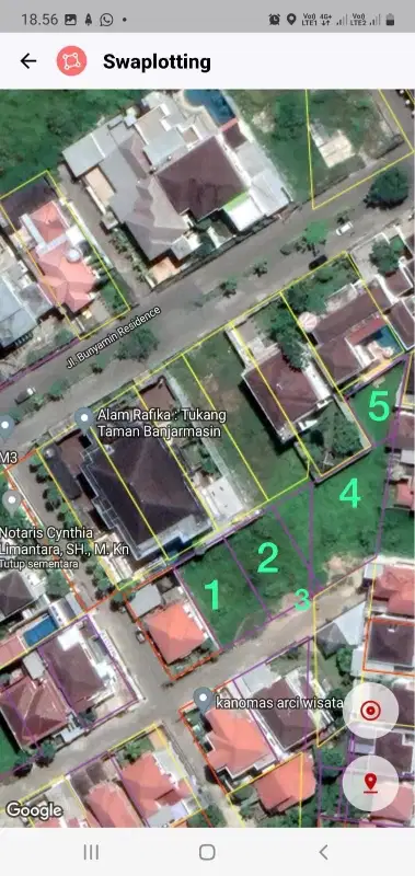 dijual tanah bunyamin residence