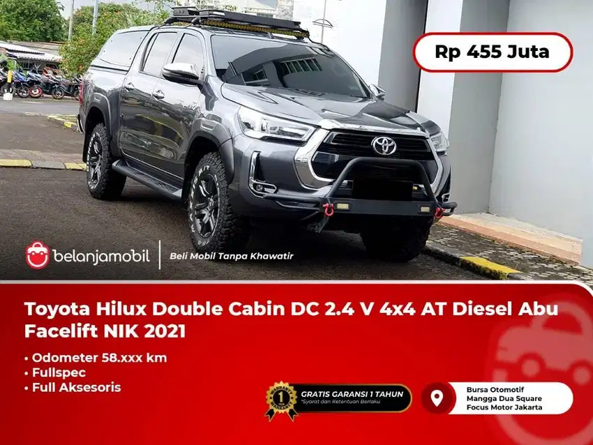 [ PAJAK 11-2025 ] Toyota Hilux Double Cabin DC