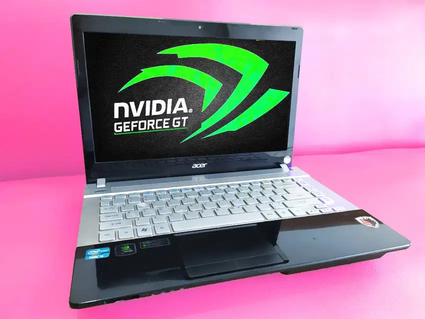 laptop ACER CORE i5-NvidiaGforce Bagus siap pake