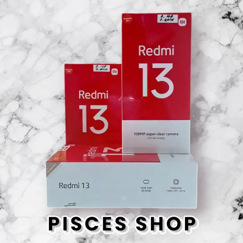 REDMI 13 RAM 8/128 NEW Segel Garansi Resmi 1 Tahun