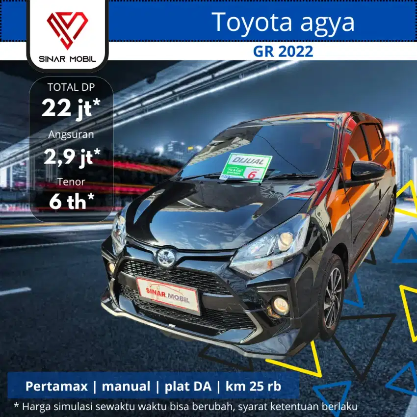 Toyota agya 2022 tipe GR manual