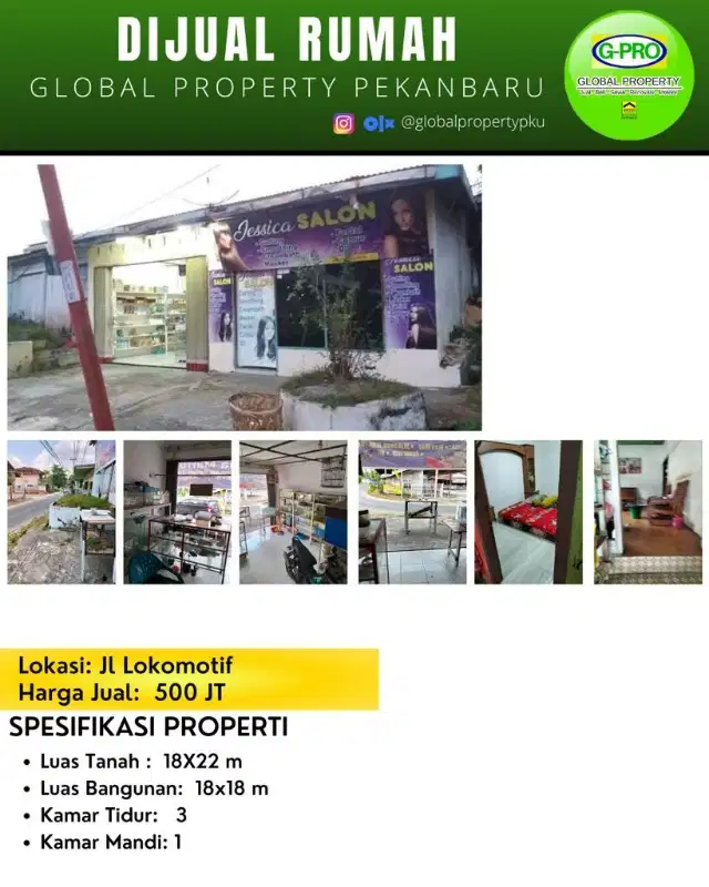 Dijual Rumah Jalan Lokomotif Siap Huni