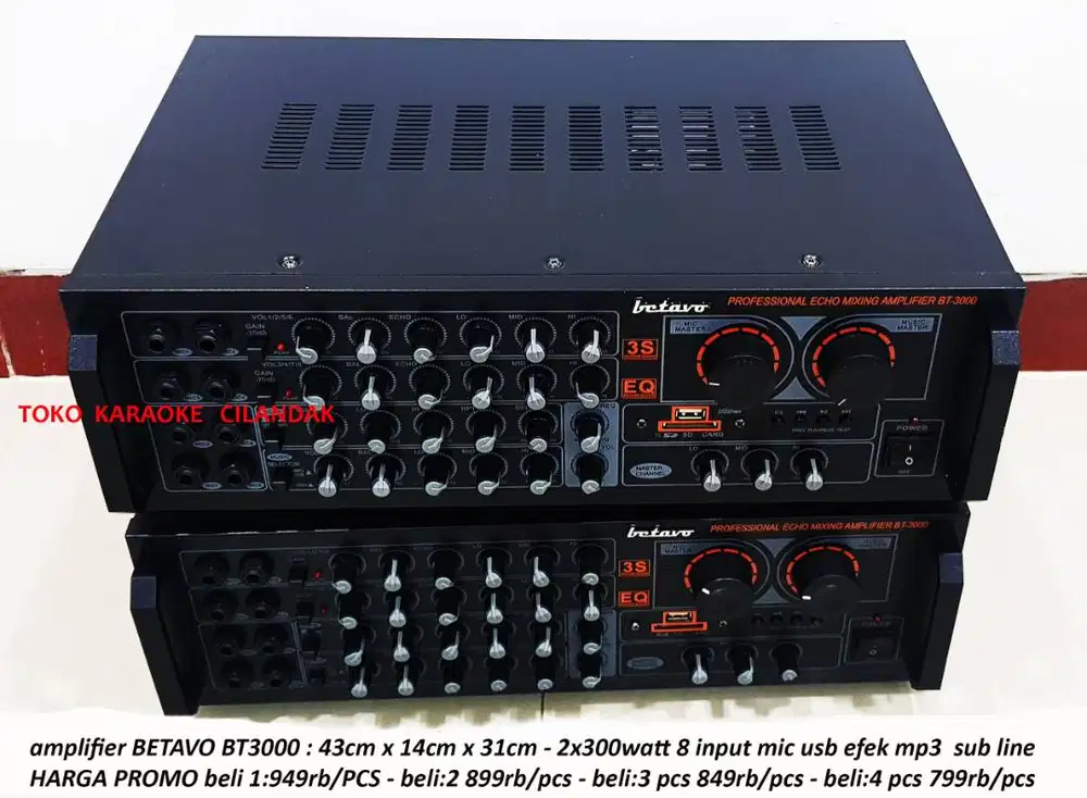 promo amplifier karaoke