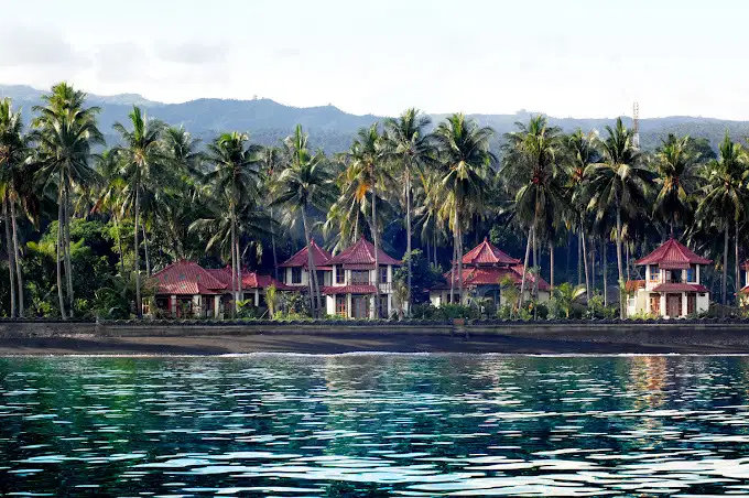 Beachfront Villa with large black sand beach designed Eco-Friendly