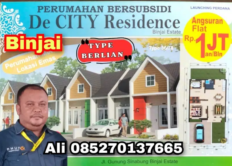 RUMAH SUBSIDI BINJAI TERMURAH