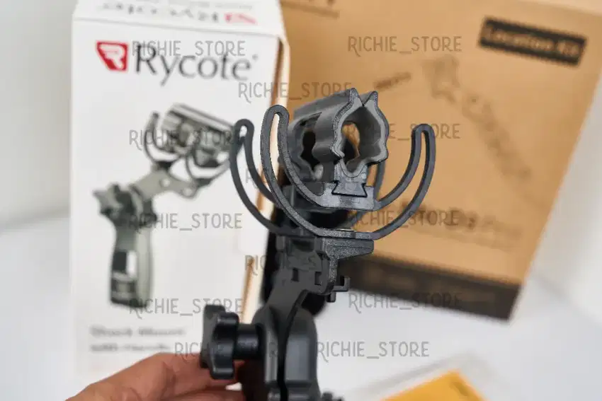 Rycote Shock Mount With Handle Broadcast Mic Holder + D-XLR